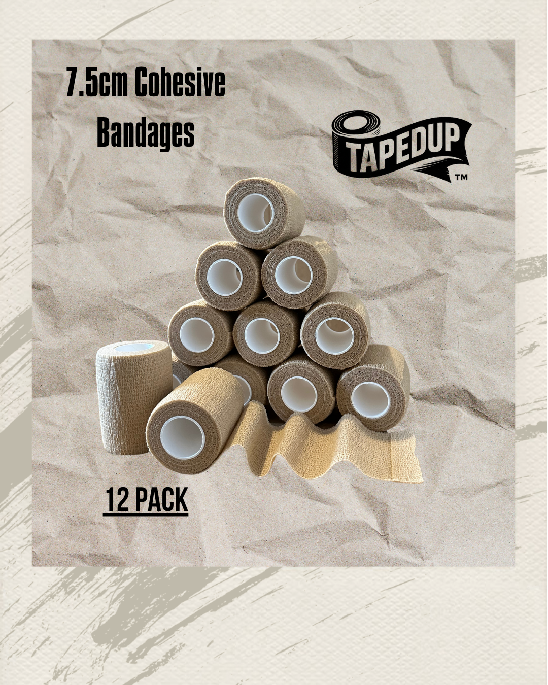 7.5cm - Cohesive Bandage (12 Pack)