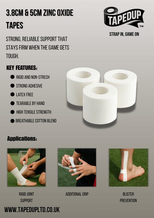 3.8cm - Zinc Oxide Tape (3 Pack)