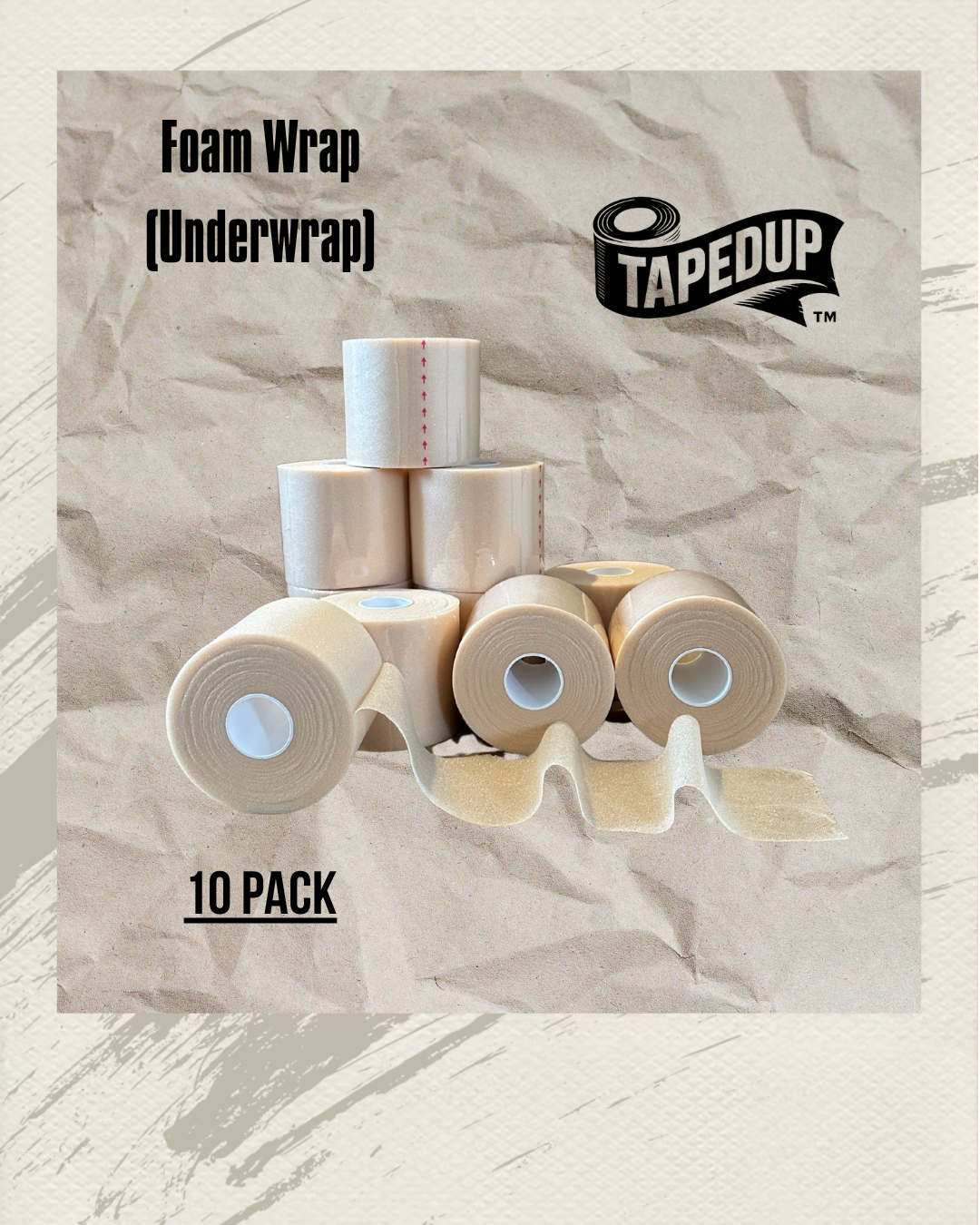 7cm - Underwrap (Foam wrap) (10 pack)